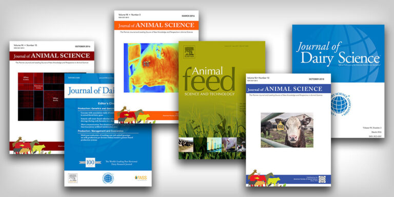 Collage of peer-reviewed research journal covers.