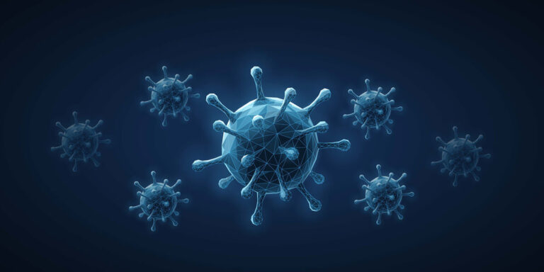 Illustration of viruses.